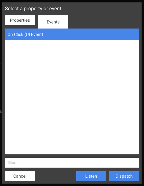 Listen/Dispatch Event
