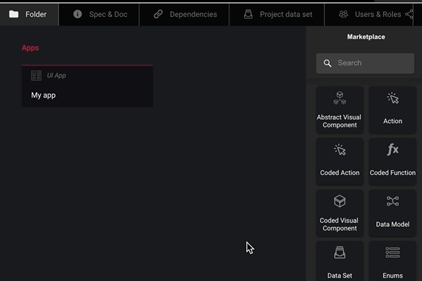 Enter the Visual Editor